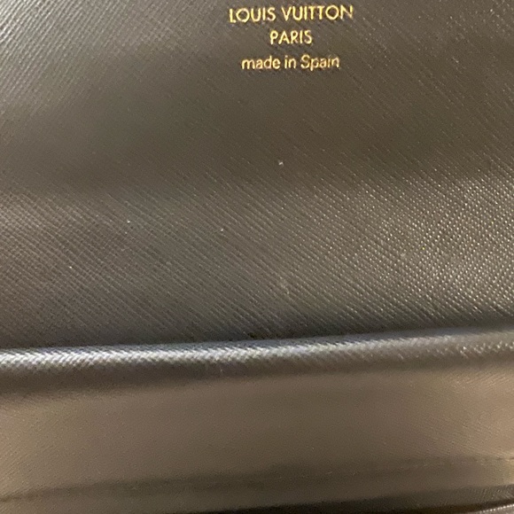 Louis Vuitton Mini Lin Navy Blue Wallet - Picture 10 of 14